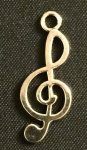 (image for) Silver Treble Clef Charm